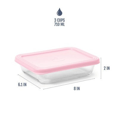 Ello Everyday 10pc 3c Glass Meal Prep Food Storage Container Set Prism