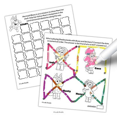 Bluey Halloween Imagine Ink Book