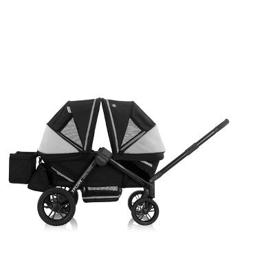 Evenflo Pivot Xplore Dreamz Stroller Wagon with Infant Car Seat Adapter - Jetsetter Black (LOCAL PICKUP ONLY)