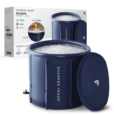 Sharper Image Ice Bath Portable 31.5" Inflatable Pool - Navy (LOCAL PICKUP ONLY)