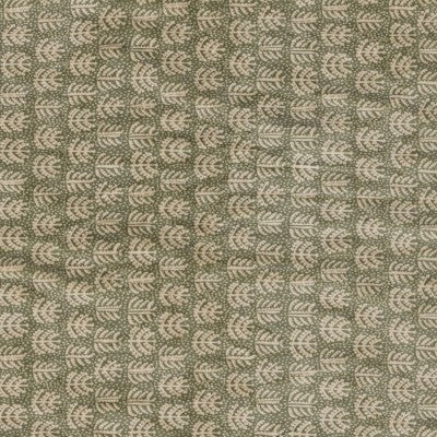 Block Print Plush Throw with Faux Shearling Reverse Green/neutral - Threshold