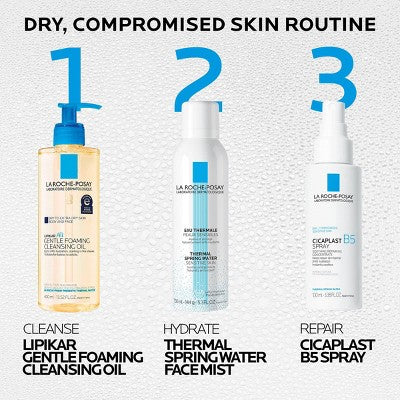 La Roche Posay Cicaplast B5 Spray For Dry Skin Irritation - 3.38oz