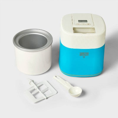 1.5qt Electric Ice Cream Maker Light Blue - Tabitha Brown for Target