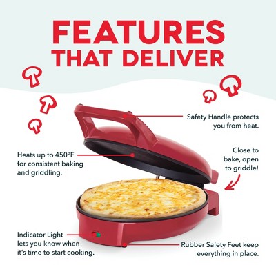 Dash 12" Pizza Maker and 180 Griddle
