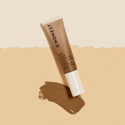 Honest Beauty CC Tinted Moisturizer with Vitamin C and Blue Light Defence - SPF 30 - Sonoran Deep Rich - 1 fl oz