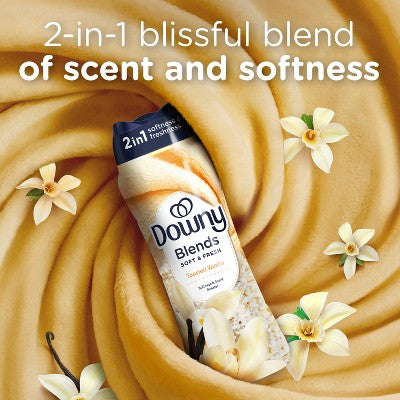 Downy Blends Soft & Fresh In-Wash Scent Booster - Toasted Vanilla Scented Laundry Bead - 32.2oz