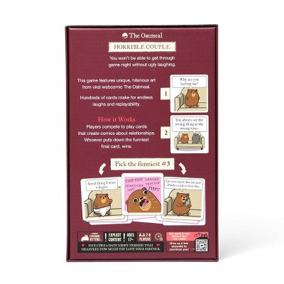 Exploding Kittens Horrible Couple Card Game