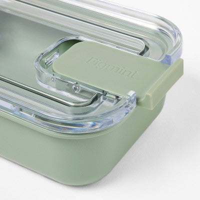 4pc (Set of 2) 1c Meal Prep Food Storage Container Set Sage - Figmint