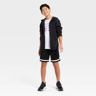 Boys' 'At the Knee' Court Active Shorts - All In Motion Black XL