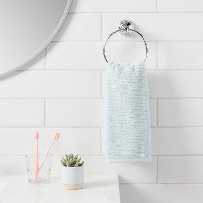 Classic Towel Ring Chrome - Threshold: Wall-Mounted Aluminum & Zinc Hand Towel Rack for Bathroom
