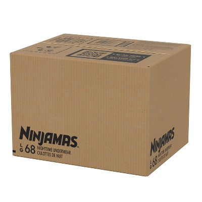 Pampers Ninjamas Nighttime Bedwetting Underwear Boy - Size 8 - 68ct