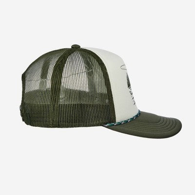 Bioworld Olive Outdoors Foam Trucker Snap Back Hat - Olive Green
