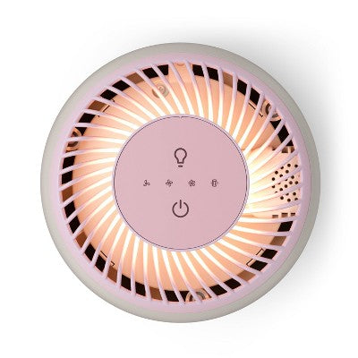 Levoit Core Mini Air Purifier with Night Light Strawberry Cream