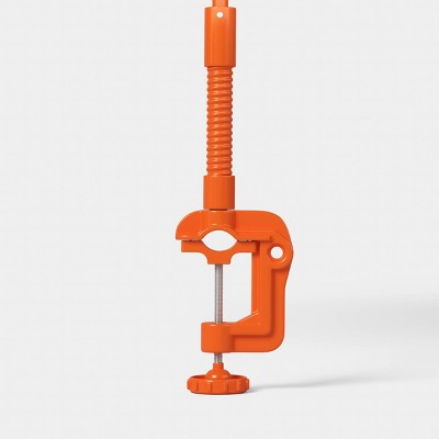4' Round Clamp Beach Umbrella Cream/Orange - Room Essentials (LOCAL PICKUP ONLY)