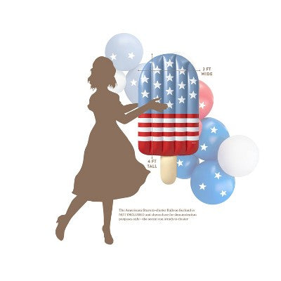 MINNIDIP Balloon Garland Americana Accent Decor