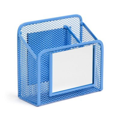 U Brands Locker Mesh Cup with Mirror - Hyper Prep Blue