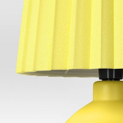Mini Ceramic Lamp Yellow - Room Essentials