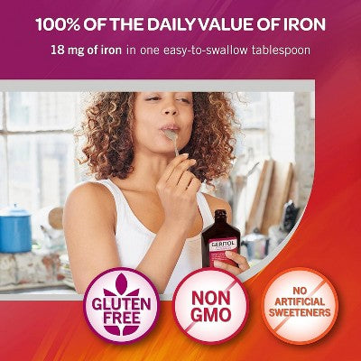 Geritol Liquid Energy Support with Ferrex Tonic - 12 oz