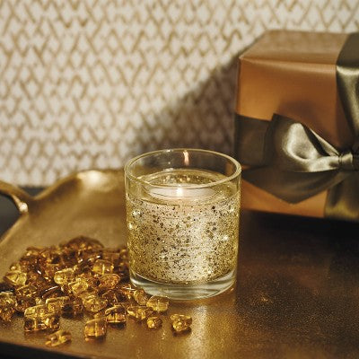 Gel LED Holiday Hearth Jar Candle 2.5oz - Threshold
