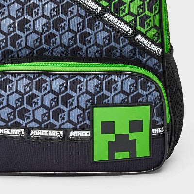 Boys' Minecraft 11" Mini Backpack - Black/Green