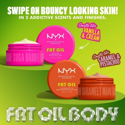 NYX Professional Makeup Fat Oil Body Butter with Shea Butter & Avocado Oil - Caramelt Mami - 1.7 fl oz
