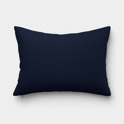 Embellished Shell Navy Lumbar Pillow - Threshold designed with Studio McGee