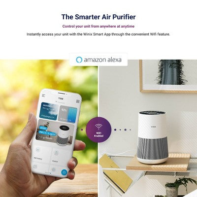 Winix T500 4-Stage True HEPA Air Purifier with PlasmaWave Technology