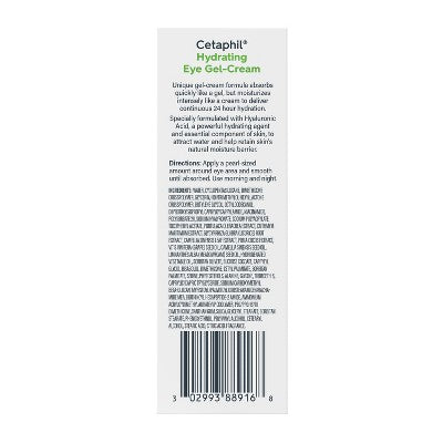 Cetaphil Hydrating Eye Gel with Hyaluronic Acid - 0.5 fl oz?