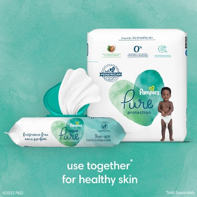 Pampers Pure Protection Diapers Pack - Size 2 - 120ct