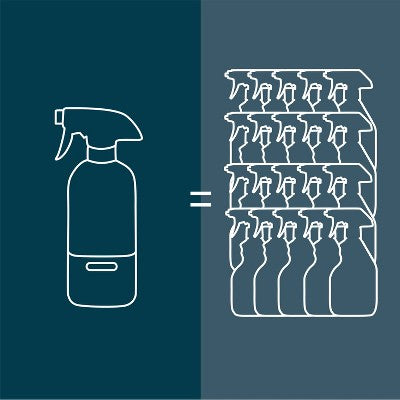 Grove Co. Reusable Cleaning Glass Spray Bottle - Sparkling Orange