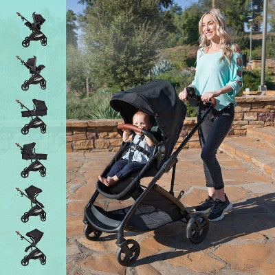 Baby Trend Passport Switch 6-in-1 Modular PLUS Travel System - Madrid Green (LOCAL PICKUP ONLY)