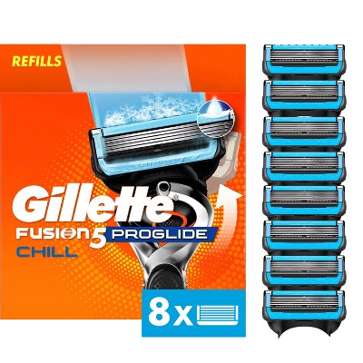 Gillette Fusion5 ProGlide Chill Men's 5-Blade Razor Refills - 8ct