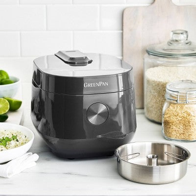 GreenPan Bistro Carb Reducing Rice Cooker Graphite