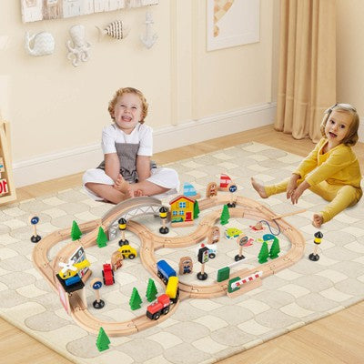 Costway All-in-One Kids Activity Table with Reversible Blackboard & Map Tabletop (LOCAL PICKUP ONLY)