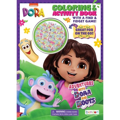 Dora Coloring & Activity with Find & Fidget Game Book