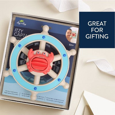 Itzy Ritzy Itzy Captain Steering Wheel Activity Bath Toy
