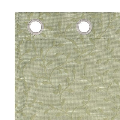 40"x84" Sun Zero Brinlee Leaf Silhouette 100% Blackout Grommet Curtain Panel Sage Green: Modern Floral, Energy Efficient