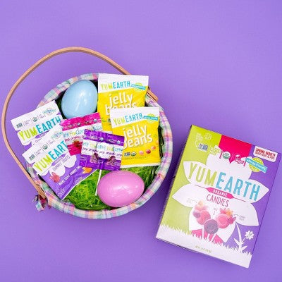 YumEarth Easter Gummy Fruit Jelly Beans & Pops Variety Pack - 9.40oz