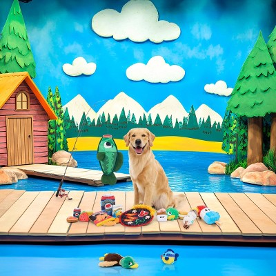 BARK Summer Big Shake Lake 2.5" Tug of Smore Dog Rope Toy