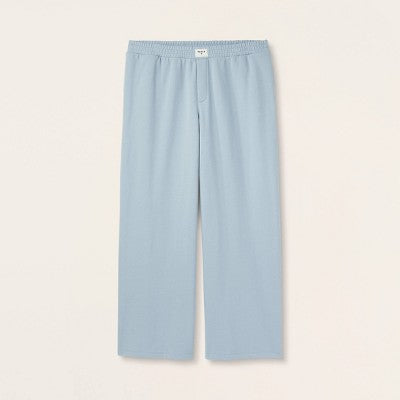 Women's High-Rise Boxer Sweatpants - Parke x Target Light Blue M