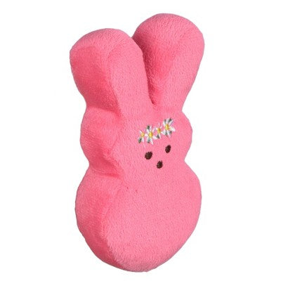 Peeps Dress-up Bunny Squeaker Dog Plush Toy