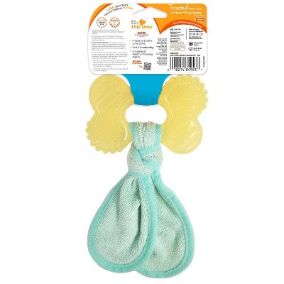 Nylabone Puppy Chew Freezer Bone Toy - Bacon: Rubber, Small, 0.2 Lbs, Chew & Occupy