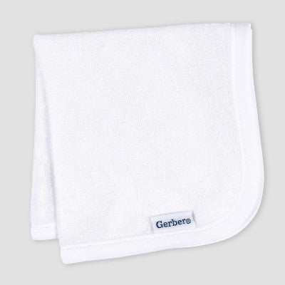 Gerber Baby 10pk Knit Washcloth - White