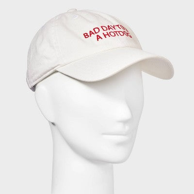 Bad Day Hot Dog Baseball Hat - Universal Thread White