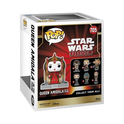 Funko POP! Deluxe Star Wars Queen Amidala on the Throne Figure