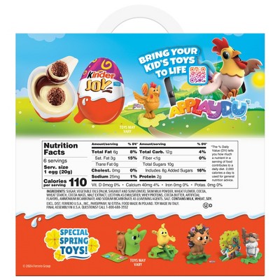 Kinder Joy Easter Eggs - 4.2oz/6ct (Packaging May Vary)