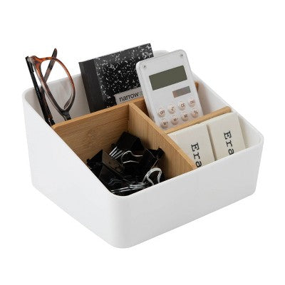 Thinkspace 4 Compartment Storage White
