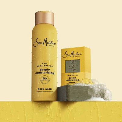 SheaMoisture Bar Soap Deeply Moisturizing - Raw Shea Butter - 8oz: Paraben & Sulfate-Free, Whole Body Cleansing