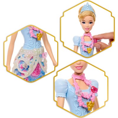Disney Princess Jewel Reveal Cinderella Fashion Doll with 8 Surprises