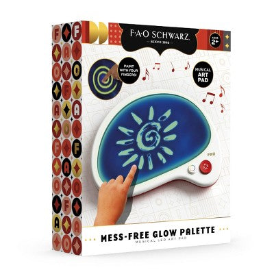 FAO Schwarz Mess-Free Glow Palette Musical LED Art Pad
